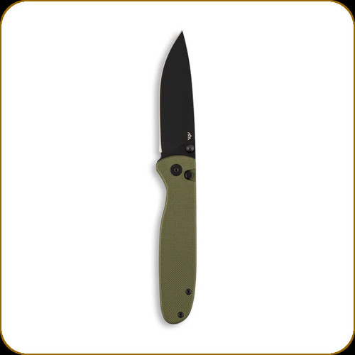 Outdoor Edge - Dirk - 3.25" Blade - 8Cr13MoV - Green Anodized Aluminum Handle - DK-1C