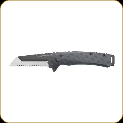 Outdoor Edge - Razor XD3 - 3" Blade - 420J2 - Charcoal Anodized Aluminum Handle - XDS330A-C