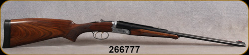 Consign - FAIR - 9.3x74/7x57/20Ga - Iside Safari Combo - Three-Barrel Set Double Rifle - Grade AA Walnut Stock w/Schnabel Forend/Engraved Receiver/Blued Barrels, 21.75"(9.3x74&7X57)/28"/3"Chamber(20Ga) - stored in 2 hard cases(pictured)