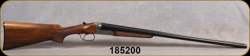 Used - Vincenzo Bernardelli - 12Ga/2.75"/28" - Elio Boxlock - SxS Shotgun - Select Walnut Pistol-Grip Stock/Engraved Nickel Receiver/Blued Barrel, Fixed F/M chokes