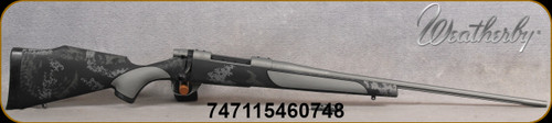 Weatherby - 270Win - Weatherguard Granite - Black w/Grey Sponge Pattern & Grey Touch-Points Synthetic Stock/Granite Cerakote, 24"Fluted & Threaded Barrel, Accubrake, Mfg# VC30270NR6B