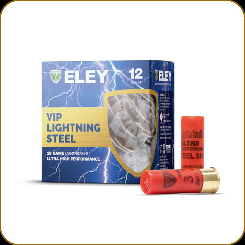 Eley - 12 Ga 3" - 1 1/4oz - Shot 1 - VIP Lightning Steel - 25ct - E236.401.02US