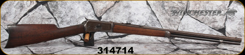 Consign - Winchester - 32WCF - Model 1892 - Lever Action - Walnut Straight-Grip Stock/Antique Patina, 24"Octagonal Barrel, Semi-Buckhorn Rear sight
