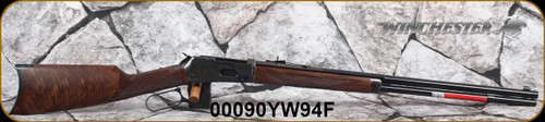 Winchester - 38-55Win - Model 1894 Deluxe Sporting - Lever Action Rifle - Grade VI Black Walnut Stock/Case Hardened Steel Receiver/Semi-Gloss Blued Finish, 24"Half Octagon/Half Round, Button Rifled Barrel, Mfg# 534291117, S/N 00090YW94F