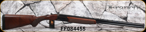 Franchi - 28Ga/3"/28" - Instinct L - O/U - A-Grade Satin Walnut, Prince-of-Wales Stock/Case Hardened Receiver/Blued Barrels, Auto-Ejectors, Red fiber optic front bead, Mfg# 40811, S/N FF084455