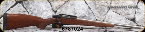 Consign - Remington - 358Win - Mohawk-600 - Walnut Monte Carlo Stock/Stainless, 20"Custom Barrel, 80 rounds fired - c/w Leupold base, Uncle Mikes recoil pad