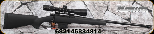 Howa - 6.5Creedmoor - Model 1500 Hogue LR Pkg - Black Hogue pillar-bedded Overmolded stock/Blued, 24"Heavy Barrel, Threaded(5/8"-24), Two-stage trigger, Diamond Long Range 4-16x50, Bipod - Mfg# H65CRBDLRP-CAN - STOCK IMAGE