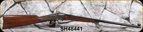 Pedersoli - 357Mag- Sharps Little Betsy - American walnut/Engraved Nickle Receiver/Blued, 24"Round Barrel, Double Set Trigger, Sights set Inclued Tunnel front sight & folding Creedmoor sight, Mfg# S.762.357, S/N SH48441