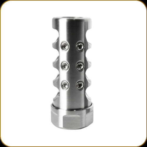 American Precision Arms - Gen 4 - Micro Bastard Brake - Stainless Steel - .22 - 1/2x28 American Precision Arms - Gen 4 - Micro Bastard Brake - Stainless Steel - .22 - 1/2x28