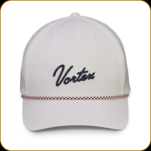 Vortex - Rope Script Logo Cap - White - 124-12-WHI - Prophet River