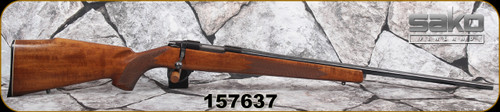 Used- Sako - 222Rem - Model AI - Walnut Monte Carlo Stock/Blued Finish, 23.5"Barrel - in two-tone brown soft case