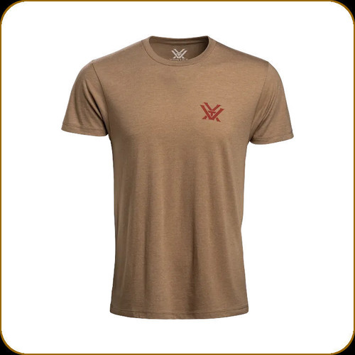 Vortex - Men's Alpine Continental T-Shirt - Coyote Heather - 2XL - 225-05-CHE-2XL