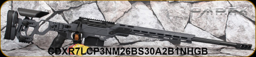 Cadex Defence - 300Norma - CDX-R7 LCP LA - HGB(Hybrid Grey/Black)Reverse folding butt stock/26"Threaded(5/8-24)Bartlein Barrel, 1:8", MX1 Brake, Mfg# CDXR7-LCP-3NM-26-BS30-A2B1N-HGB
