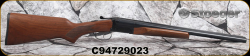 Consign - Stoeger - 12Ga/3"/20" - Coach Gun - Grade A Turkish Walnut w/Semi-Beavertail forend/Blued, Finish, Brass Bead Front Sight, Double Trigger, Mfg# 31400 - only 25rds fired