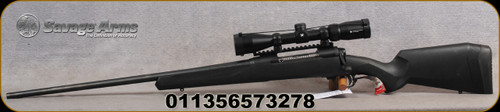 Savage - 300WinMag - Model 110 Apex Hunter XP LH Vortex Package - Bolt Action Rifle - Matte Black Finish Synthetic Stock/Matte Blued, 24"Barrel, 3 Round Capacity, Vortex Crossfire II 3-9x40 Riflescope, AccuTrigger, Mfg# 57327