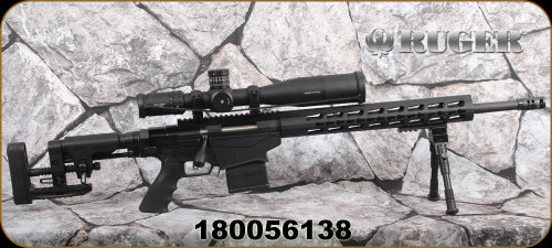 Consign - Ruger - 308Win - Precision Rifle Gen II - Bolt Action Rifle - Black Oxide/Hardcoat Anodized Folding, Adjustable Ruger Precision MSR stock/20", CHF Barrel, c/w Arken SH-4J Gen II, 6-24x50 - in Plano hard case