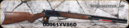 Winchester - 45-90Win - Model 1886 Deluxe Case Hardened - Lever Action - Grade IV Black Walnut/Case Hardened Receiver/Blued, 24"Full Octagonal Barrel, Mfg# 534227171, S/N 00061YV86D