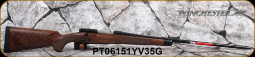 Winchester - 264WM - Model 70 Super Grade - Bolt Action Rifle - Grade V/VI Full Fancy Walnut Stock With Shadowline Cheekpiece/Polished Blued, 26"Barrel, 3 Round Hinged Floorplate, Mfg# 535203229, S/N PT06151YV35G