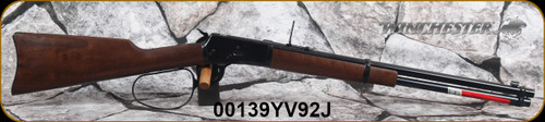 Winchester - 357Mag - Model 1892 Large Loop Carbine - large loop lever action - satin finish Walnut Stock Grade I/Blued Finish, 20"Barrel, Saddle ring, Marble Arms front, Adjustable rear sight, Mfg# 534190137, S/N 00139YV92J