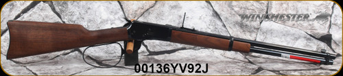 Winchester - 357Mag - Model 1892 Large Loop Carbine - large loop lever action - satin finish Walnut Stock Grade I/Blued Finish, 20"Barrel, Saddle ring, Marble Arms front, Adjustable rear sight, Mfg# 534190137, S/N 00136YV92J