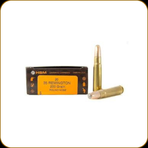 HSM - 35 Rem - 200 Gr - Classics - Round Nose - 20ct - HSM-35REM-1-N