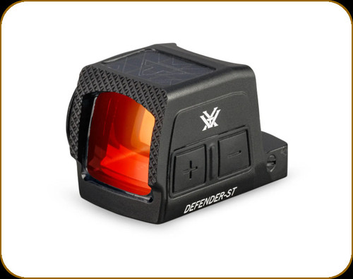 Vortex - Defender-ST - Enclosed Solar Micro Red Dot - Multi Reticle - Black - DFST-MRD3-E