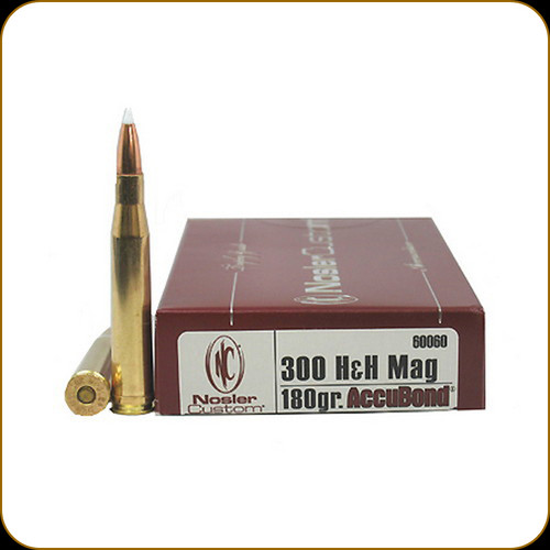 Nosler - 300 H&H Mag - 180 Gr - Trophy Grade - Accubond - 20ct - 60060