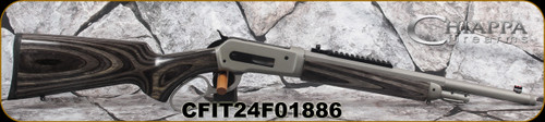 Used - Chiappa - 45-70Govt - Model 1886 T.D. Rifle Wildlands - Lever Action -Grey Laminate Stock/Tactical Grey Cerakote, 18.5" Half octagon barrel, Mfg. 920.411 - Very low rounds fired, in original box