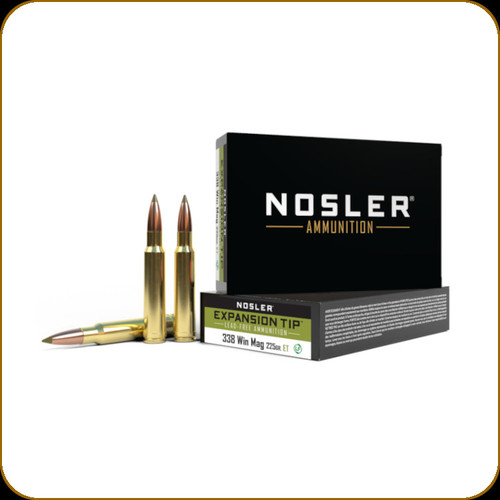 Nosler - 338 Win Mag - 225 Gr - E-Tip - 20ct - 40154