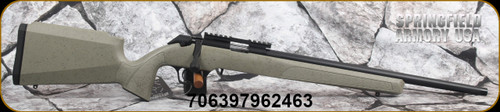 Springfield - 22LR - Model 2020 Rimfire Target - Reinforced Polymer Sage w/ Black Webbing stock/Matte Blued, 20"Heavy Profile Threaded(1/2x28) Barrel, free floated, Interrupted Picatinny Mount, Mfg# BART92022TBW - STOCK IMAGE