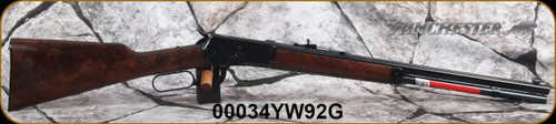 Winchester - 357Mag- Model 1892 Deluxe Short Rifle - Limited Edition - Lever action - Grade V/VI Black Walnut Straight-Grip Stock/gloss blued, 20"barrel, Mfg# 534318137, S/N 00034YW92G