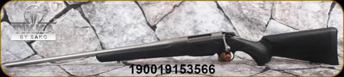Tikka - 9.3x62 - T3x Lite Stainless - LH - Black New Modular Synthetic Stock/Stainless, 22.4"Barrel, 3+1 Magazine Capacity, 1:12"Twist, Single Stage Trigger, no sights, Mfg# TFTT4025B1300A5