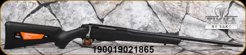 Tikka - 222Rem - T3X Lite - Black Synthetic Stock/Blued, 22.4" Barrel, 4 round detachable magazine, Single Stage Trigger - Mfg# TF1T09LL103