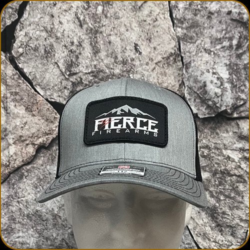 Fierce - Logo Trucker Hat - Grey/Black