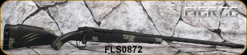 Fierce - 7mmBackcountry - Twisted Rogue - Forest Camo Carbon Fiber ROGUE Stock/Black Cerakote, 22"Fierce Match grade stainless, Deep spiral fluted barrel, NIX Brake, S/N FLS0872
