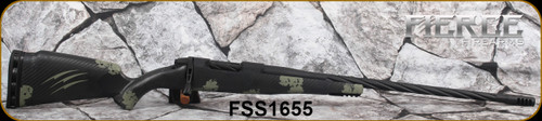 Fierce - 22Creedmoor - Twisted Rogue - Forest Camo Carbon Fiber ROGUE Stock/Black Cerakote, 22"Fierce Match grade stainless, Deep spiral fluted barrel, NIX Brake, S/N FSS1655