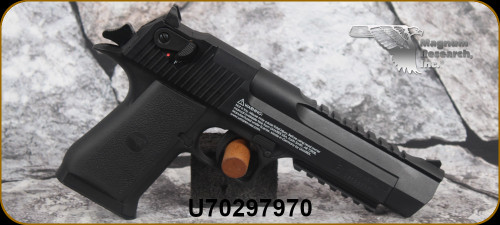 Consign - Magnum Research - .177cal - Desert Eagle - SA/DA, blowback action Air Pistol - 5.7 in. rifled steel barrel, 8 shot rotary mag,  425 FPS, adj. rear sight, Picatinny rails (top and bottom), ambidextrous safety - in black hard case