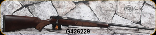 Consign - CZ - 17HMR - Model 457 American - Bolt action Rifle - Turkish Walnut - American Style Stock/Blued, 24.8"Threaded 1/2x20 Barrel, Detachable 5rd magazine, Integrated 11mm Dovetail - Unfired