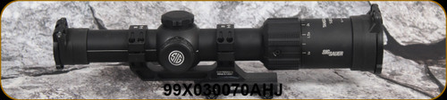 Consign - Sig Sauer - Tango - MSR - 1-6x24 - 30mm Tube, SFP - Illuminated BDC6 Reticle, c/w ALPHA-MSR one-piece aluminum cantilever mount, Lay flat flip-back lens covers