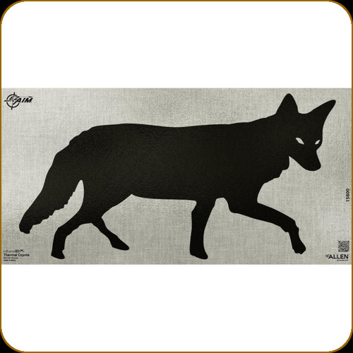 Allen - EZ Aim - Adhesive Thermal Coyote Target - 12"x24" - Grey - 15800