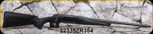 Consign - Browning - 338Federal - X-Bolt Hunter - Black Synthetic Stock/Sniper Grey Cerakote, 22"Stainless Steel Wilson Barrel - Sub MOA w.200gr.Northfork - only 100rds fired - in original rifle box