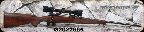 Consign - Winchester - 30-06Sprg - Model 70 Featherweight - Grade AA Walnut Stock w/Schnabel Forend/Blued Finish, 22"Featherweight Profile Barrel, c/w Bushnell Trophy, 3-9x40mm, plex reticle - less than 20rds fired
