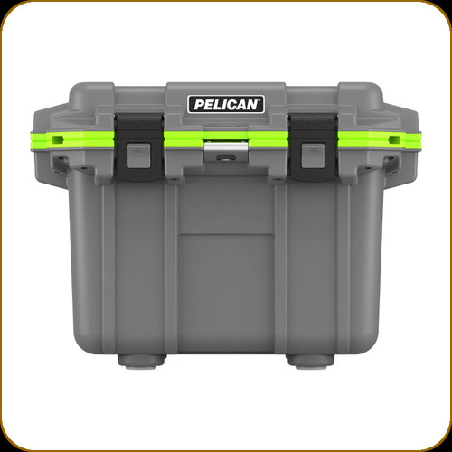 Pelican - Elite Cooler - 30QT - Dark Grey/Green - 30Q-1-DKGRYEGRN