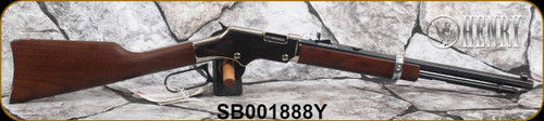 Used - Henry - 22S/L/LR - Golden Boy Silver Youth - Lever Action Rimfire Rifle - Walnut Stock/Nickel Receiver/Blued Finish, 17"Octagonal Barrel, 12 Round Capacity, Semi-Buckhorn Rear Sight, Mfg# H004SY - in orig.box