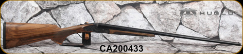 Huglu - 410Ga/3"/28" -200AC Mini - SxS Single Trigger - Grade AA Turkish Walnut/Case Hardened Receiver w/Gr5 Hand Engraving/Chrome-Lined Barrels, Fixed Choke (F,IM) Sku: 8682109403771-2, S/N CA200433
