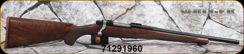 Ruger - 243Win- M77 Hawkeye Hunter - Select American Walnut/Satin Blued, 16.6"Threaded(5/8"-24)Barrel, LC6 trigger, Mfg# 67102, S/N 712-91960