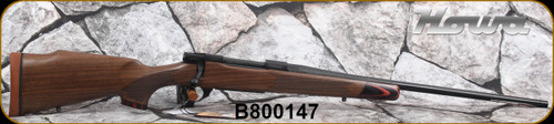 Howa - 30-06Sprg - M1500 Super Deluxe - Bolt Action Rifle -  Deluxe Turkish Walnut Stock w/Laminate Caps/Blued Finish, 22"Threaded(1/2"-28)Barrel, Hinged Floorplate, Mfg# HWH3006LUX, S/N B800147