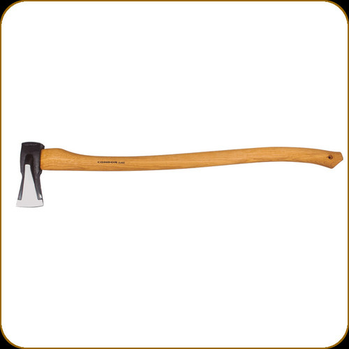 Condor - GS Splitting Axe - German Style - 7.8" Blade - 1060 High Carbon Steel - Burnt American Hickory Handle - 61408/CTK4030C45