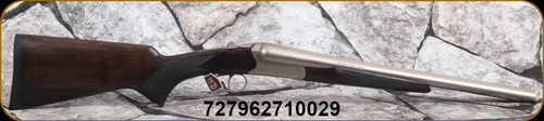 Heritage - 12Ga/3"/18.5" - Badlander - SxS Shotgun - Turkish Walnut/Nickel Finish, Bead Sight, Mfg# BL1218NI - STOCK IMAGE