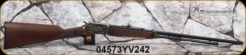 Browning - 22S/L/LR - BL-22 Field, Grade II Octagon - Lever Action Rimfire - Satin finish American walnut stock/Satin nickel receiver w/Scroll engraving/Blued, 24"Octagonal Barrel, Mfg# 024105155, S/N 04573YV242